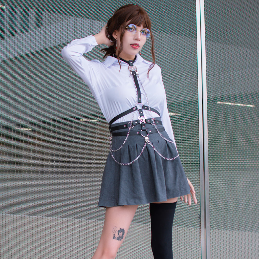 Arnes Superior Con Cadena Pentagrama A0027 - Imagen 3
