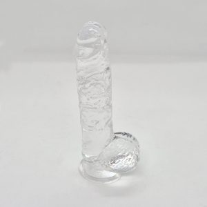 Dildo Transparente Blanco